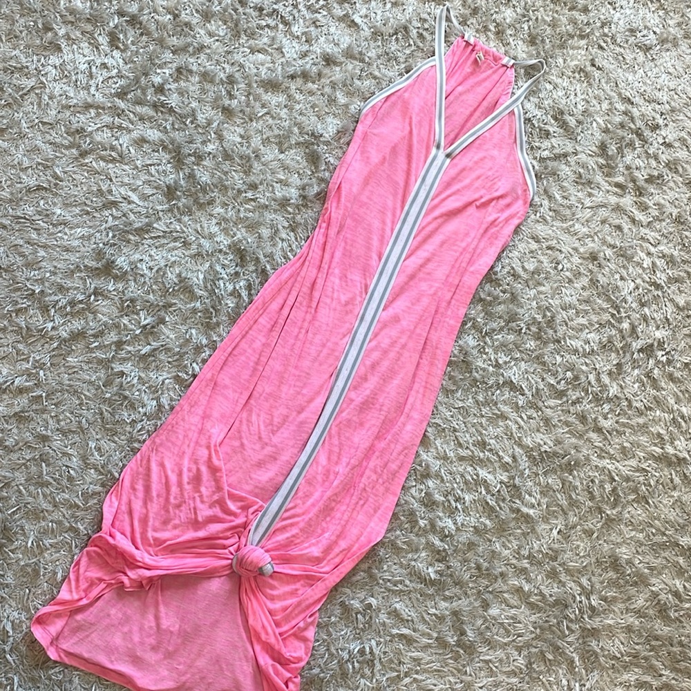 Elan Brand Pink Maxi Dress - Size M